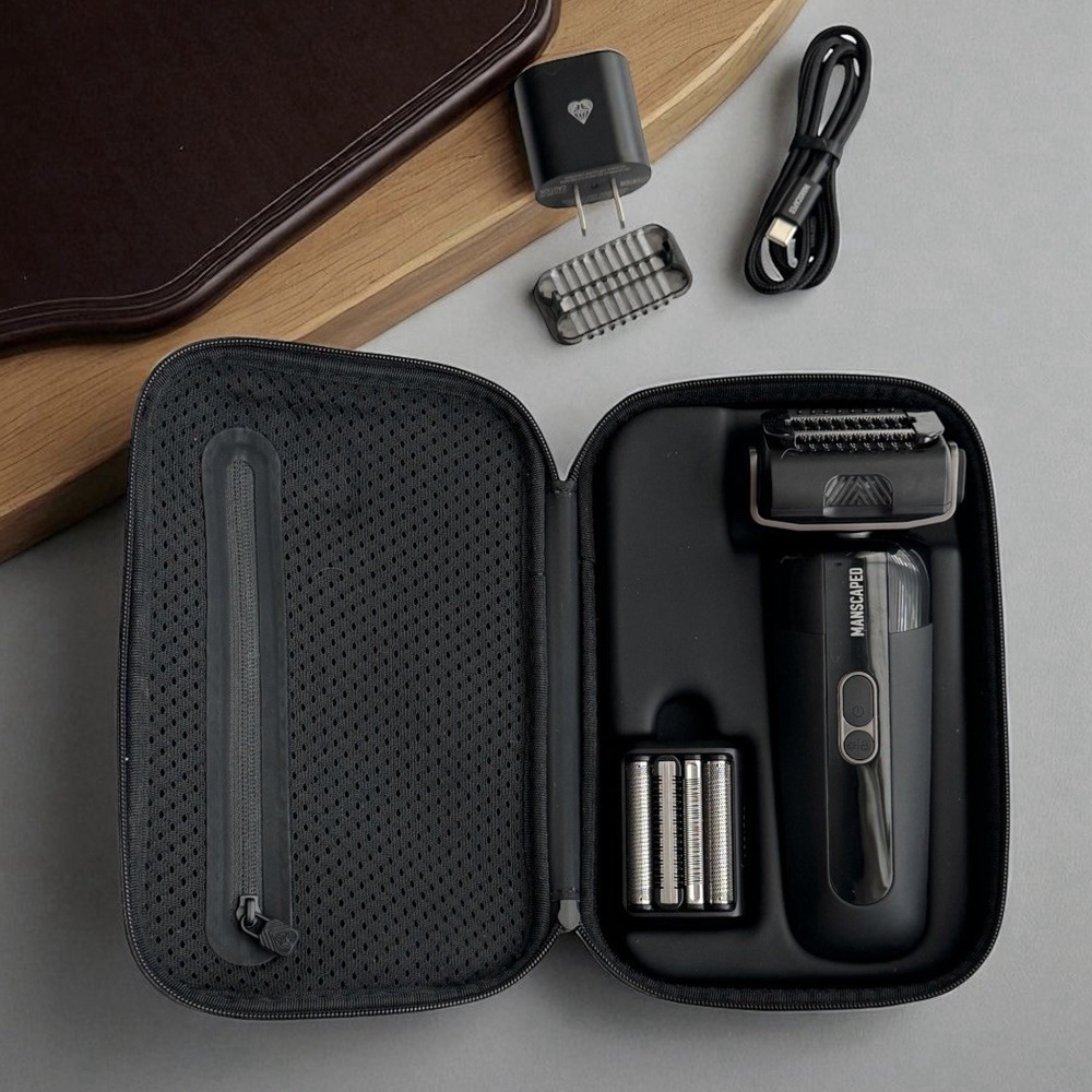 Manscaped The Chairman Pro Essentials Kit Electric Foil Face Shaver Grooming